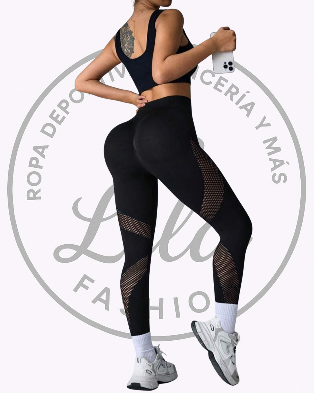 Leggins en malla deportivo